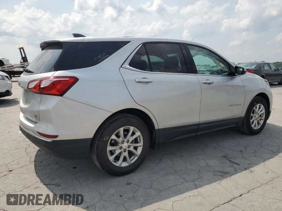 2018 Chevrolet Equinox LT with VIN 2GNAXJEV8J6322248, listed as a Copart auction lot 60935805 with 120,249 mi miles and Salvage title. Bid and sale history available at DreamBid. Image 3.