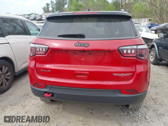 2020 Jeep Compass Trailhawk with VIN 3C4NJDDB8LT207748, listed as a IAAI auction lot 41963469 with 66,496 mi miles and . Bid and sale history available at carsss.com. Image 16.