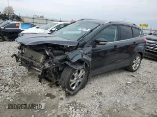 2014 Ford Escape Titanium with VIN 1FMCU0JX6EUB78701, listed as a Copart auction lot 50612945 with 105,729 mi miles and Salvage Title. Bid and sale history available at carsss.com. Image 1.