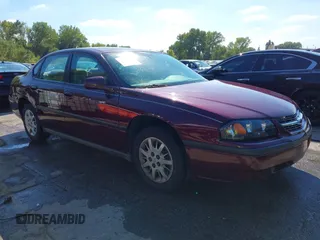2004 Chevrolet Impala with VIN 2G1WF52E549429976, listed as a IAAI auction lot 40451492 with 55,150 mi miles. Bid and sale history available at carsss.com. Image 1.