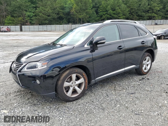 2014 Lexus RX 350 with VIN 2T2ZK1BA1EC143934, listed as a Copart auction lot 61507075 with 109,603 mi miles and Salvage title. Bid and sale history available at DreamBid. Image 1.