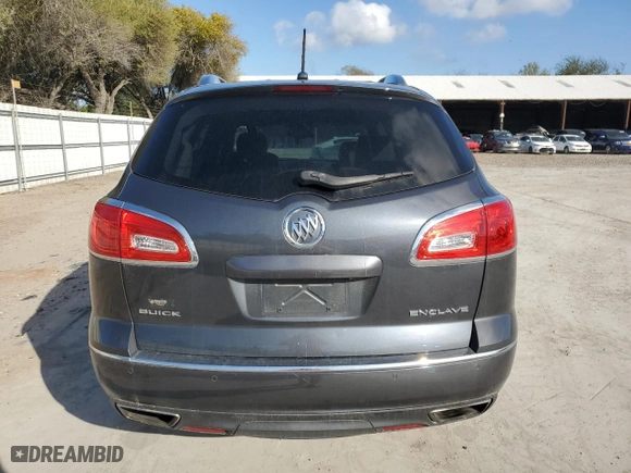 2013 Buick Enclave Premium with VIN 5GAKRDKD9DJ232751, listed as a Copart auction lot 85288404 with 130,918 mi miles and Salvage Title. Bid and sale history available at carsss.com. Image 6.