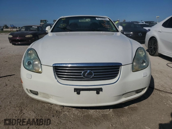2005 Lexus SC 430 z VIN JTHFN48Y150070786, wystawiony jako Copart lot #81339904 z przebiegiem Nie podano mil oraz Szkoda całkowita • Salvage title. Historia ofert i sprzedaży dostępna na DreamBid. Obrazek 5.