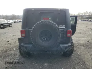 2017 Jeep Wrangler Sport with VIN 1C4AJWAG8HL569835, listed as a Copart auction lot 52822585 with 46,023 mi miles and Salvage Title. Bid and sale history available at DreamBid. Image 6.