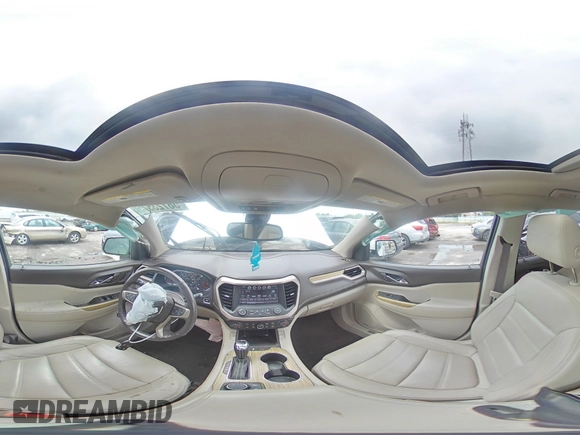 2017 GMC Acadia Denali with VIN 1GKKNXLS8HZ322669, listed as a Copart auction lot 58723575 with 76,872 mi miles and Salvage title. Bid and sale history available at DreamBid. Image 15.