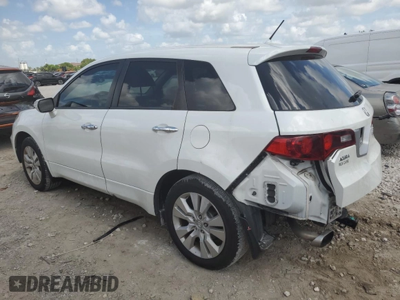 2012 Acura RDX with VIN 5J8TB2H28CA000854, listed as a Copart auction lot 66872064 with 167,558 mi miles and Salvage Title. Bid and sale history available at carsss.com. Image 2.