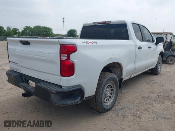 2020 Chevrolet Silverado 1500 Work Truck with VIN 1GCRYAEF9LZ178766, listed as a IAAI auction lot 41895640 with 85,057 mi miles and . Bid and sale history available at DreamBid. Image 4.