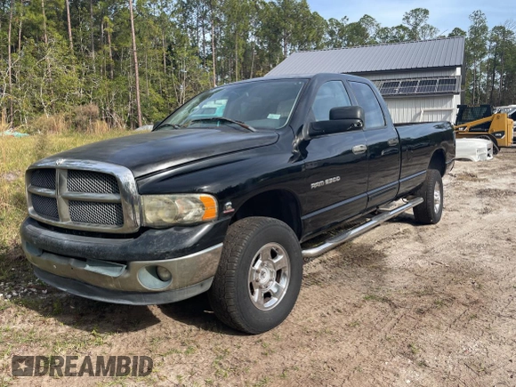 2003 Dodge Ram 2500 ST with VIN 3D7KU28603G709406, listed as a Copart auction lot 84349524 with 0 mi miles and Salvage Title. Bid and sale history available at carsss.com. Image 2.
