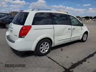 2008 Nissan Quest with VIN 5N1BV28U18N104617, listed as a Copart auction lot 69333144 with 172,432 mi miles and Salvage Title. Bid and sale history available at carsss.com. Image 3.