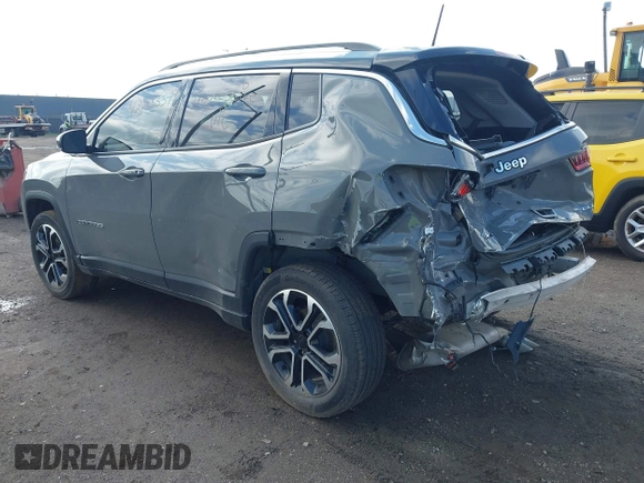2022 Jeep Compass High Altitude z VIN 3C4NJDCB3NT145518, wystawiony jako IAAI lot #42143357 z przebiegiem 58 276 mil mil oraz . Historia ofert i sprzedaży dostępna na DreamBid. Obrazek 3.
