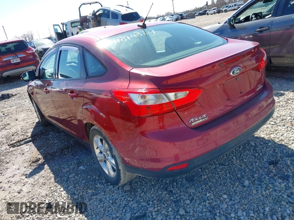 2013 Ford Focus SE with VIN 1FADP3F29DL283340, listed as a IAAI auction lot 41814829 with 119,199 mi miles. Bid and sale history available at carsss.com. Image 3.