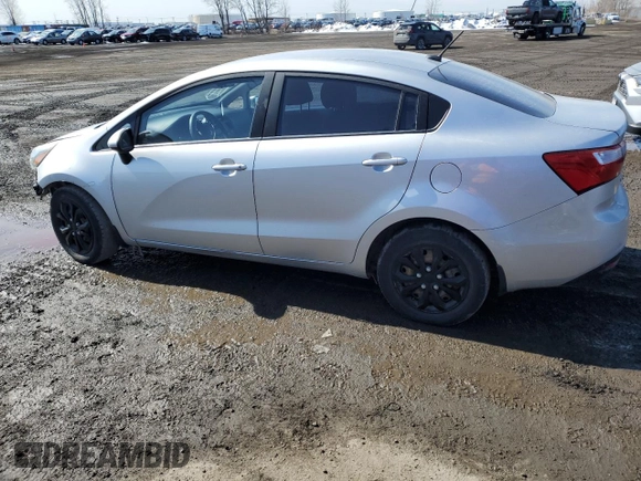 2015 Kia Rio LX with VIN KNADM4A39F6514695, listed as a Copart auction lot 52280395 with 136,824 mi miles and Salvage Title. Bid and sale history available at carsss.com. Image 2.