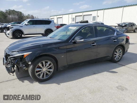 2014 Infiniti Q50 Premium with VIN JN1BV7AR3EM690281, listed as a Copart auction lot 47875305 with 235,944 mi miles and Salvage Title. Bid and sale history available at carsss.com. Image 1.