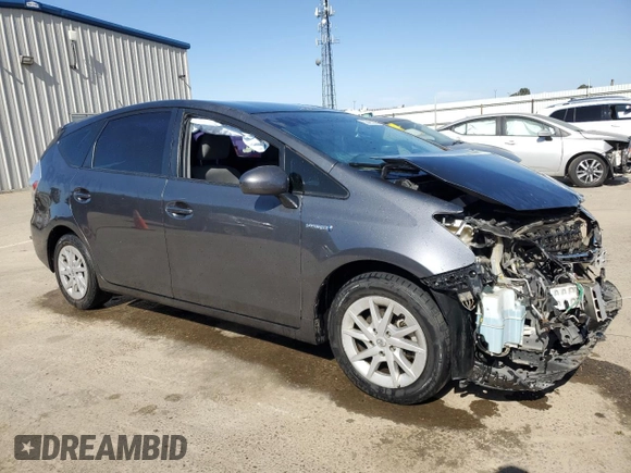 2012 Toyota Prius Two with VIN JTDZN3EU9C3115298, listed as a Copart auction lot 53465245 with 152,292 mi miles and Salvage Title. Bid and sale history available at DreamBid. Image 4.