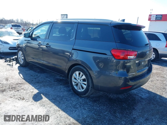 2018 Kia Sedona LX with VIN KNDMB5C18J6397114, listed as a IAAI auction lot 41273916 with 78,599 mi miles. Bid and sale history available at carsss.com. Image 3.
