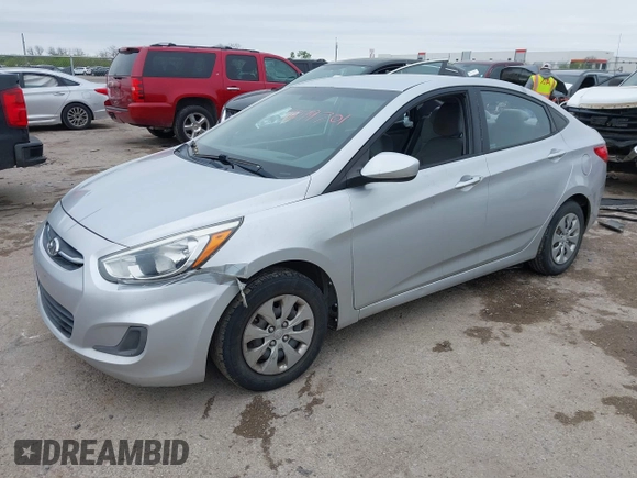 2015 Hyundai Accent GLS with VIN KMHCT4AE5FU883113, listed as a IAAI auction lot 41899701 with 123,023 mi miles and . Bid and sale history available at carsss.com. Image 2.