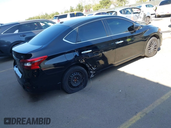 2016 Nissan Sentra S with VIN 3N1AB7APXGL644625, listed as a IAAI auction lot 41829110 with 58,728 mi miles. Bid and sale history available at carsss.com. Image 4.