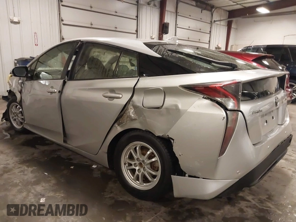 2018 Toyota Prius Two with VIN JTDKBRFU3J3582337, listed as a IAAI auction lot 40457335 with 166,690 mi miles. Bid and sale history available at carsss.com. Image 3.