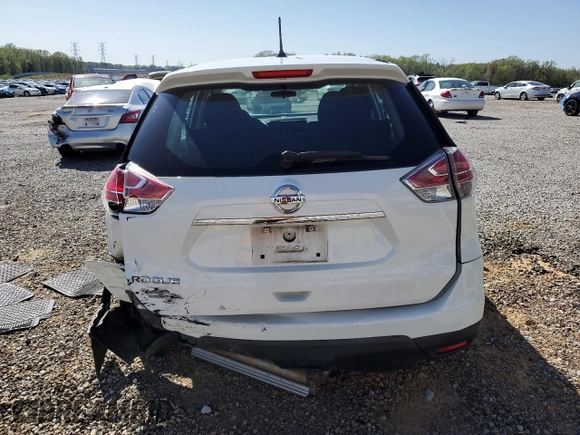 2016 Nissan Rogue SV with VIN 5N1AT2MT8GC743313, listed as a Copart auction lot 51860035 with 213,274 mi miles and Salvage Title. Bid and sale history available at carsss.com. Image 6.
