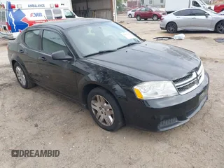 2014 Dodge Avenger SE with VIN 1C3CDZAB0EN183050, listed as a IAAI auction lot 42109104 with 108,732 mi miles. Bid and sale history available at carsss.com. Image 1.