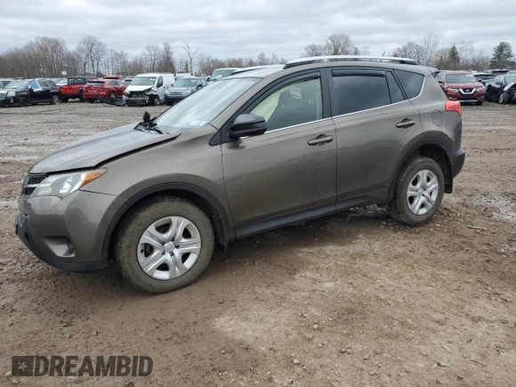 2015 Toyota RAV4 LE with VIN JTMBFREV3FD174002, listed as a Copart auction lot 53179145 with 101,877 mi miles and Salvage Title. Bid and sale history available at carsss.com. Image 1.