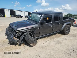 2021 Jeep Gladiator 80th Anniversary with VIN 1C6HJTAG7ML521094, listed as a Copart auction lot 61276595 with 68,684 mi miles and Salvage title. Bid and sale history available at DreamBid. Image 1.