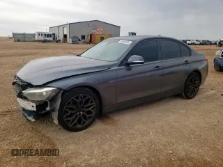 2015 BMW 3 Series 328i with VIN WBA3C1C54FK122050, listed as a Copart auction lot 58589205 with 95,850 mi miles and Salvage title. Bid and sale history available at DreamBid. Image 1.
