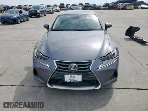 2017 Lexus IS 200t with VIN JTHBA1D22H5054971, listed as a Copart auction lot 48894975 with 100,996 mi miles and Salvage title. Bid and sale history available at DreamBid. Image 5.