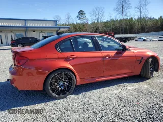 2018 BMW M3 with VIN WBS8M9C52J5L00719, listed as a Copart auction lot 40472924 with 35,672 mi miles. Bid and sale history available at carsss.com. Image 3.