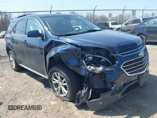 2017 Chevrolet Equinox LT with VIN 2GNFLFEK6H6184112, listed as a IAAI auction lot 42106242 with 61,377 mi miles and . Bid and sale history available at DreamBid. Image 1.