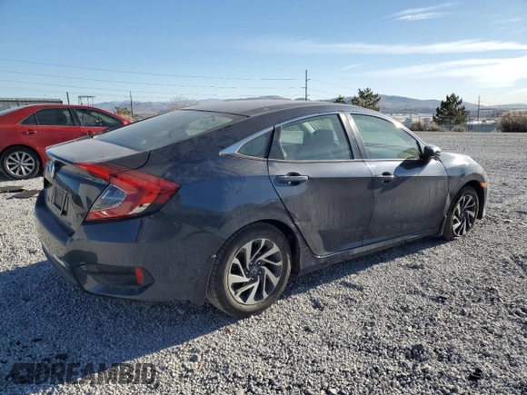 2016 Honda Civic EX with VIN 19XFC2F75GE041582, listed as a Copart auction lot 46538365 with 107,152 mi miles and Salvage Title. Bid and sale history available at DreamBid. Image 3.