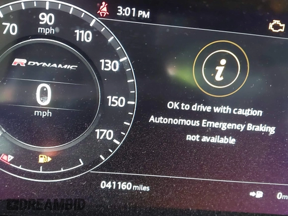 2019 Land Rover Range Rover Velar R-Dynamic SE with VIN SALYL2FV3KA227942, listed as a IAAI auction lot 41701785 with 41,160 mi miles and . Bid and sale history available at DreamBid. Image 14.