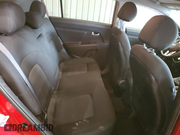 2012 Kia Sportage LX with VIN KNDPBCA2XC7221238, listed as a Copart auction lot 53683495 with 217,313 mi miles and Salvage Title. Bid and sale history available at DreamBid. Image 11.