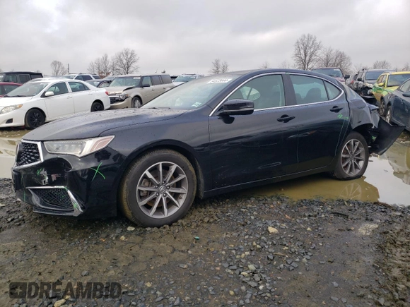 2020 Acura TLX with VIN 19UUB1F35LA017007, listed as a Copart auction lot 84523444 with 55,532 mi miles and Salvage title. Bid and sale history available at DreamBid. Image 1.
