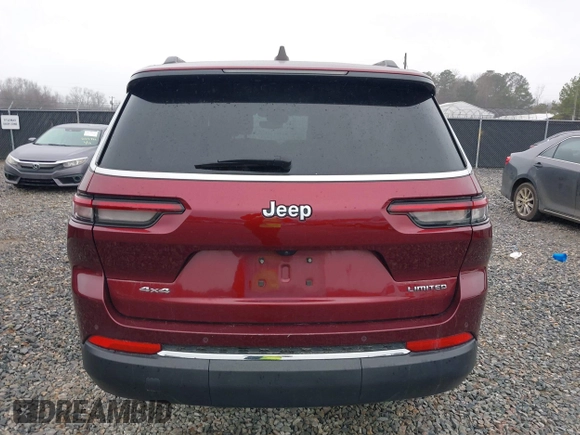 2023 Jeep Grand Cherokee Limited z VIN 1C4RJKBG6P8810318, wystawiony jako IAAI lot #41519714 z przebiegiem 56 777 mil mil oraz . Historia ofert i sprzedaży dostępna na DreamBid. Obrazek 16.