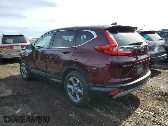 2018 Honda CR-V EX-L with VIN 7FARW2H88JE050602, listed as a Copart auction lot 48007035 with 59,638 mi miles and Salvage Title. Bid and sale history available at carsss.com. Image 2.