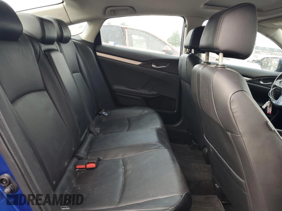 2017 Honda Civic EX-L with VIN 19XFC1F71HE004265, listed as a Copart auction lot 58888865 with 89,359 mi miles and Salvage title. Bid and sale history available at DreamBid. Image 10.