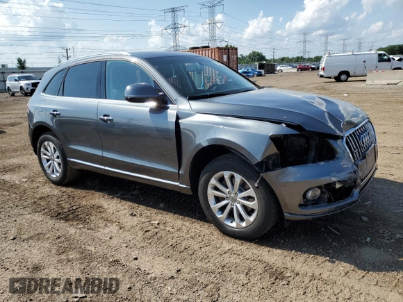 2016 Audi Q5 Premium with VIN WA1C2AFP7GA064102, listed as a Copart auction lot 61835145 with 79,962 mi miles and Salvage title. Bid and sale history available at DreamBid. Image 4.