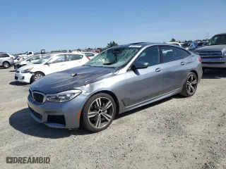 2018 BMW 6 Series 640i xDrive with VIN WBAJV6C53JBC99568, listed as a Copart auction lot 52553405 with 121,772 mi miles and Salvage Title. Bid and sale history available at carsss.com. Image 1.