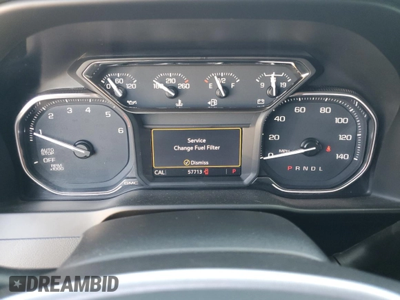 2021 GMC Sierra 1500 with VIN 1GTP8CET3MZ123515, listed as a Copart auction lot 47235435 with 57,713 mi miles and Clean Title. Bid and sale history available at DreamBid. Image 9.