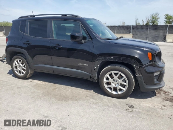 2020 Jeep Renegade Latitude with VIN ZACNJABB9LPL65716, listed as a Copart auction lot 53452695 with 66,390 mi miles and Salvage Title. Bid and sale history available at carsss.com. Image 4.
