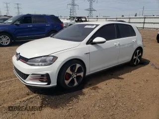 2018 Volkswagen Golf GTI S with VIN 3VW447AU2JM279270, listed as a Copart auction lot 70449244 with 67,186 mi miles and Salvage Title. Bid and sale history available at carsss.com. Image 1.