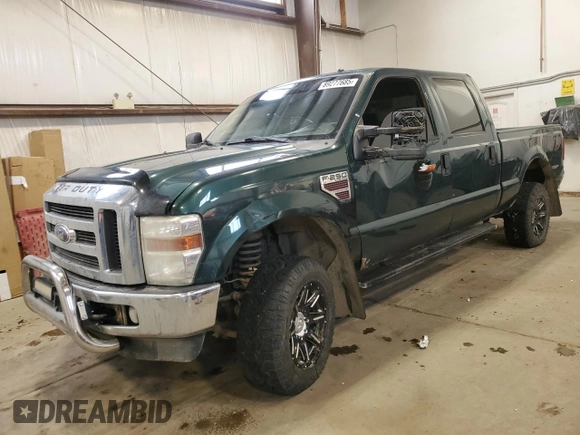 2008 Ford Super Duty F-250 SRW XL with VIN 1FTSW21R58ED91533, listed as a Copart auction lot 89277685 with 206,021 mi miles and Salvage Title. Bid and sale history available at carsss.com. Image 1.