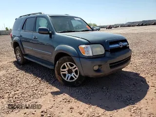 2005 Toyota Sequoia Limited with VIN 5TDBT48A45S250978, listed as a Copart auction lot 50261415 with 238,453 mi miles and Salvage Title. Bid and sale history available at DreamBid. Image 12.