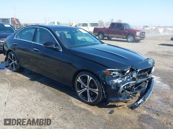 2023 Mercedes-Benz C 300 with VIN W1KAF4GBXPR078329, listed as a IAAI auction lot 41784170 with 42,332 mi miles and . Bid and sale history available at DreamBid. Image 1.
