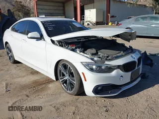 2019 BMW 4 Series 430i with VIN WBA4J1C5XKBM18159, listed as a IAAI auction lot 41267934 with 79,346 mi miles and . Bid and sale history available at DreamBid. Image 1.