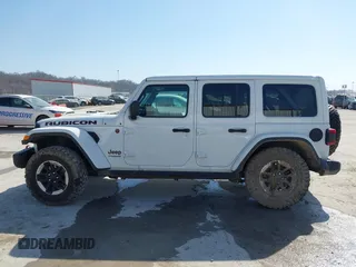 2021 Jeep Wrangler Unlimited Rubicon with VIN 1C4HJXFG7MW531678, listed as a IAAI auction lot 41781874 with 32,440 mi miles and . Bid and sale history available at DreamBid. Image 14.