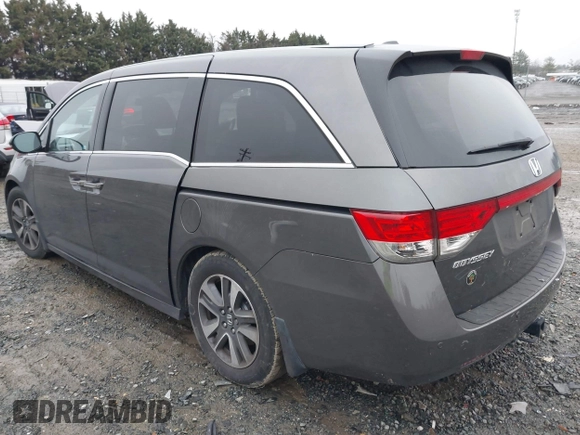 2015 Honda Odyssey Touring Elite with VIN 5FNRL5H92FB089627, listed as a IAAI auction lot 41115013 with Not Provided miles and . Bid and sale history available at DreamBid. Image 3.