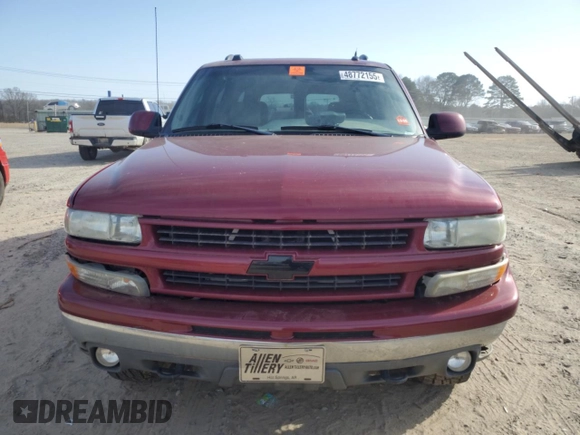 2004 Chevrolet Suburban LS with VIN 3GNFK16Z74G230403, listed as a Copart auction lot 48772155 with 0 mi miles and Salvage Title. Bid and sale history available at carsss.com. Image 5.