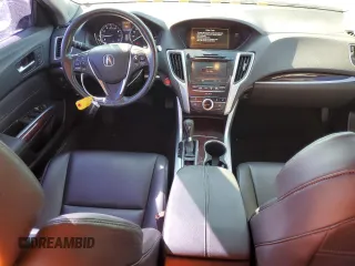 2016 Acura TLX with VIN 19UUB1F33GA015164, listed as a Copart auction lot 43807375 with 195,648 mi miles and Salvage Title. Bid and sale history available at carsss.com. Image 8.